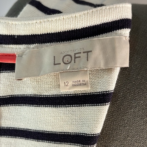 Loft dress in size 12  - 100% cotton.  Tweed looking bottom - French inspired - Picture 7 of 17